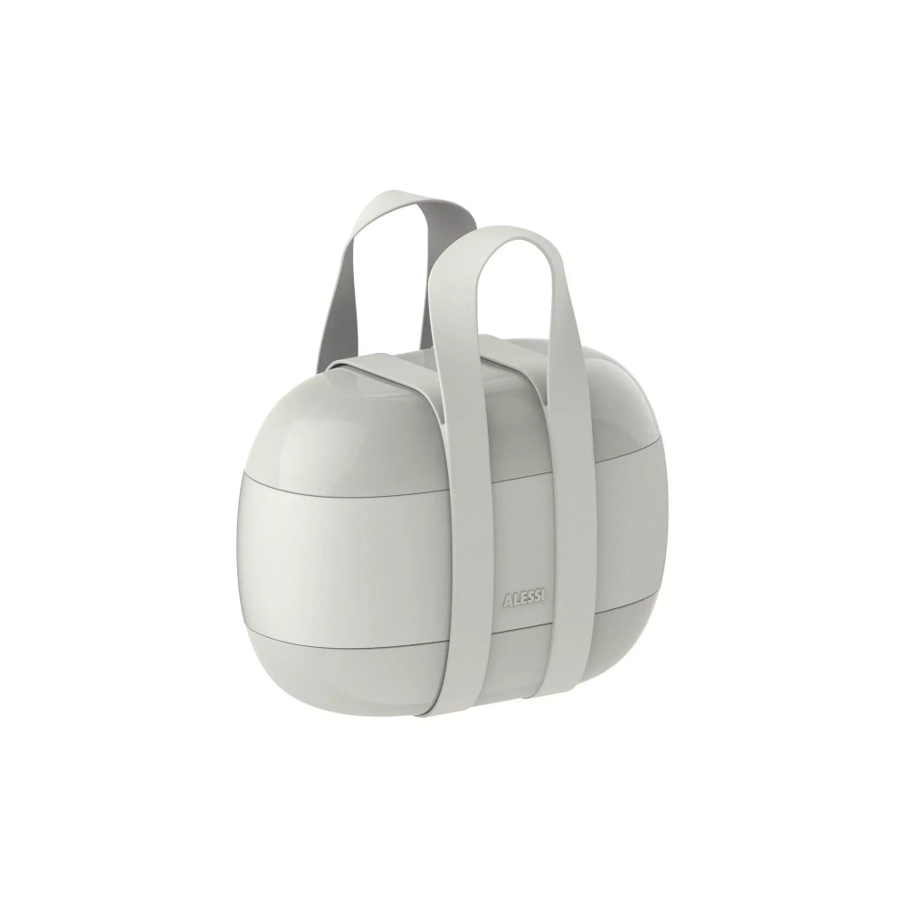 Alessi - Ланч-бокс Food à porter, серый / артикул   SA02 G  / GTIN