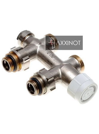 Multiblock T прямой для 2-трубных систем 1/2" НР х 3/4" НР