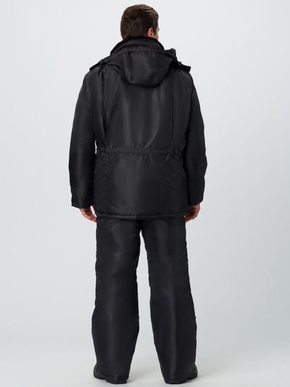 Костюм зимний для охранника брюки (черный)