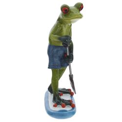 GAEM Фигурка декоративная "Лягушка", L13,5 W5 H15 см