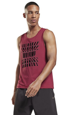 Мужская теннисная футболка Reebok Les Mills BodyPump Activchill M - красный