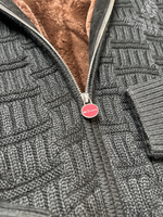 Кардиган с мехом Kiton