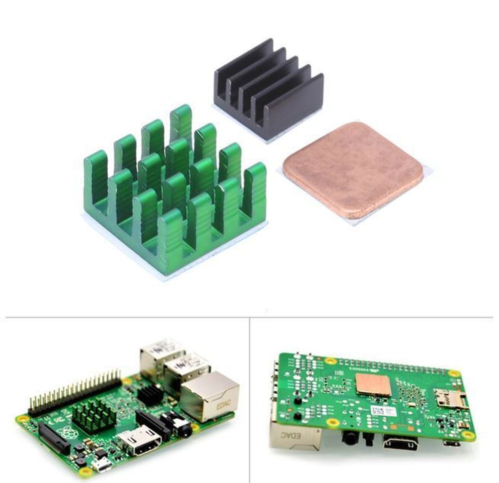 Комплект радиаторов для Raspberry Pi 2/3 В/3 В+