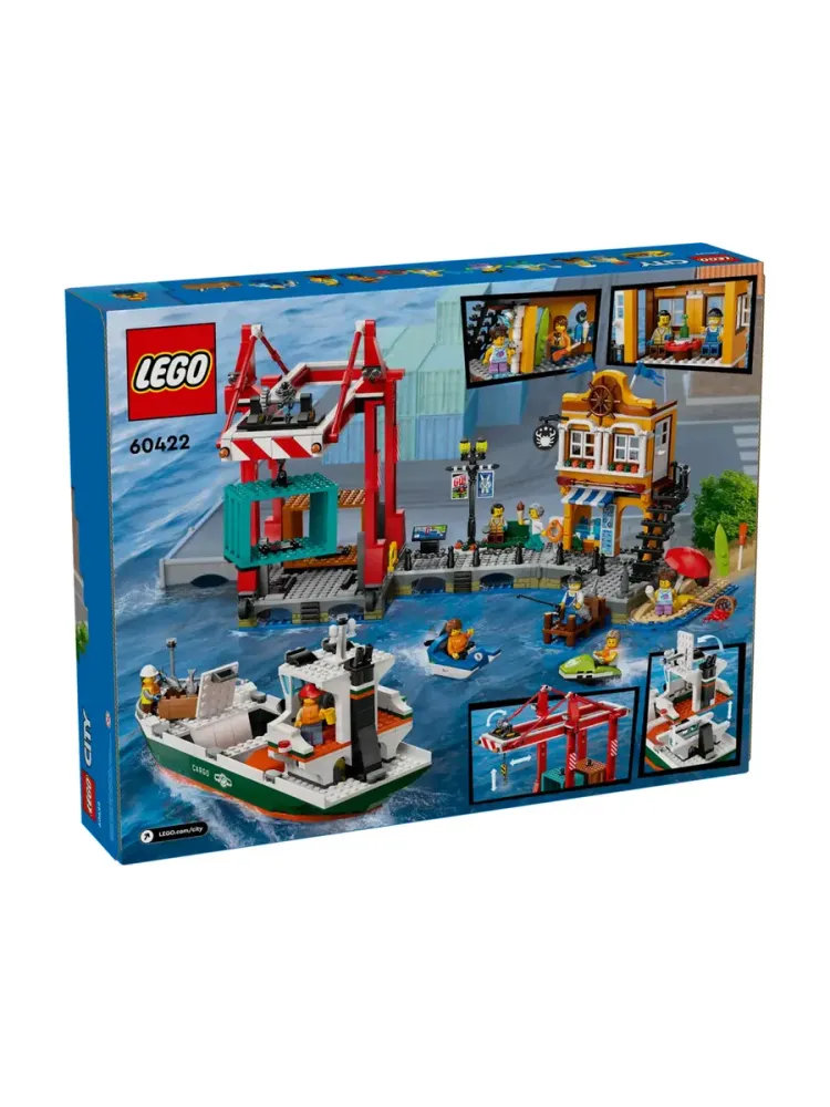 Конструктор City 60422 Прибрежная гавань с грузовым судном