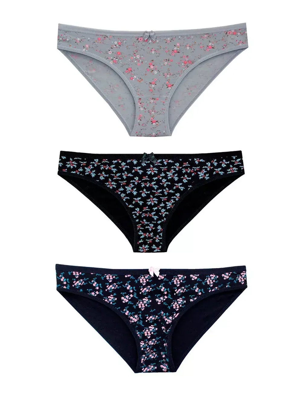 Трусы женские/хлопковые/Набор 3 шт