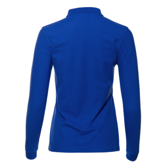 Рубашка поло дл.рукав жен. (синий)