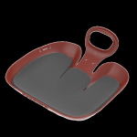 Санки-ледянки «Вираж» с мягкой сидушкой 39×37×14 см, цвет МИКС