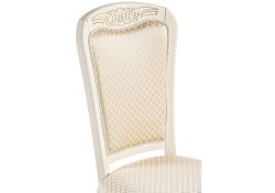 Деревянный стул Клето патина золото / слоновая кость