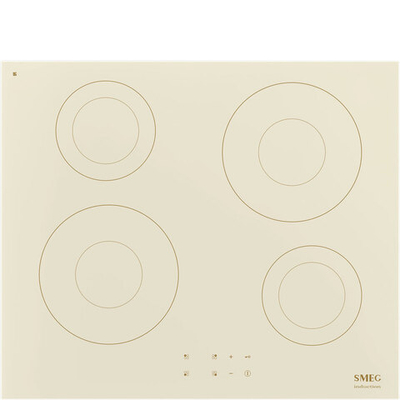 SMEG SI2641DP Индукционная варочная панель, 60 см, прямой край, кремовая