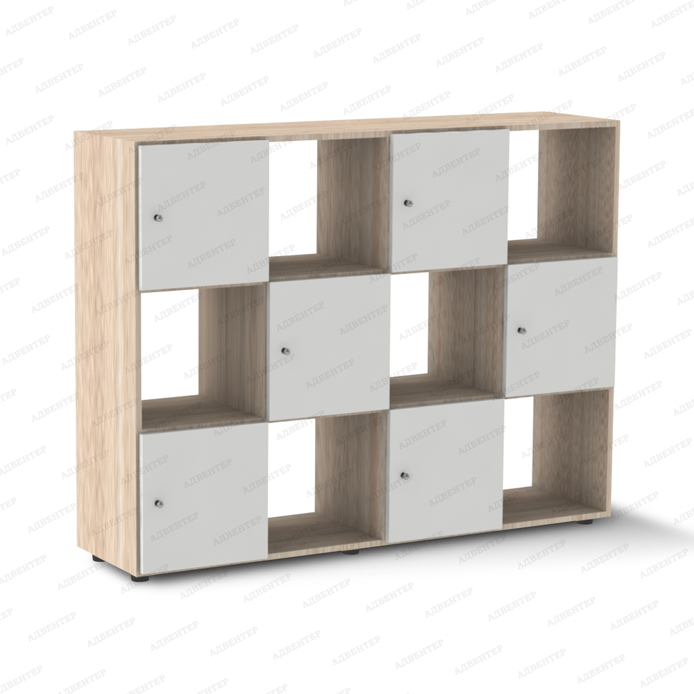 дуб сонома/белый двусторонний