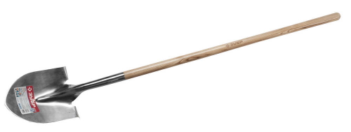 ЗУБР 290 х 210 х 1460 мм, полотно 2 мм, нержавеющая сталь, закалено, дерев. лакир. черенок высш. сорт, тип ЛСГ, штыковая лопата (4-39429)