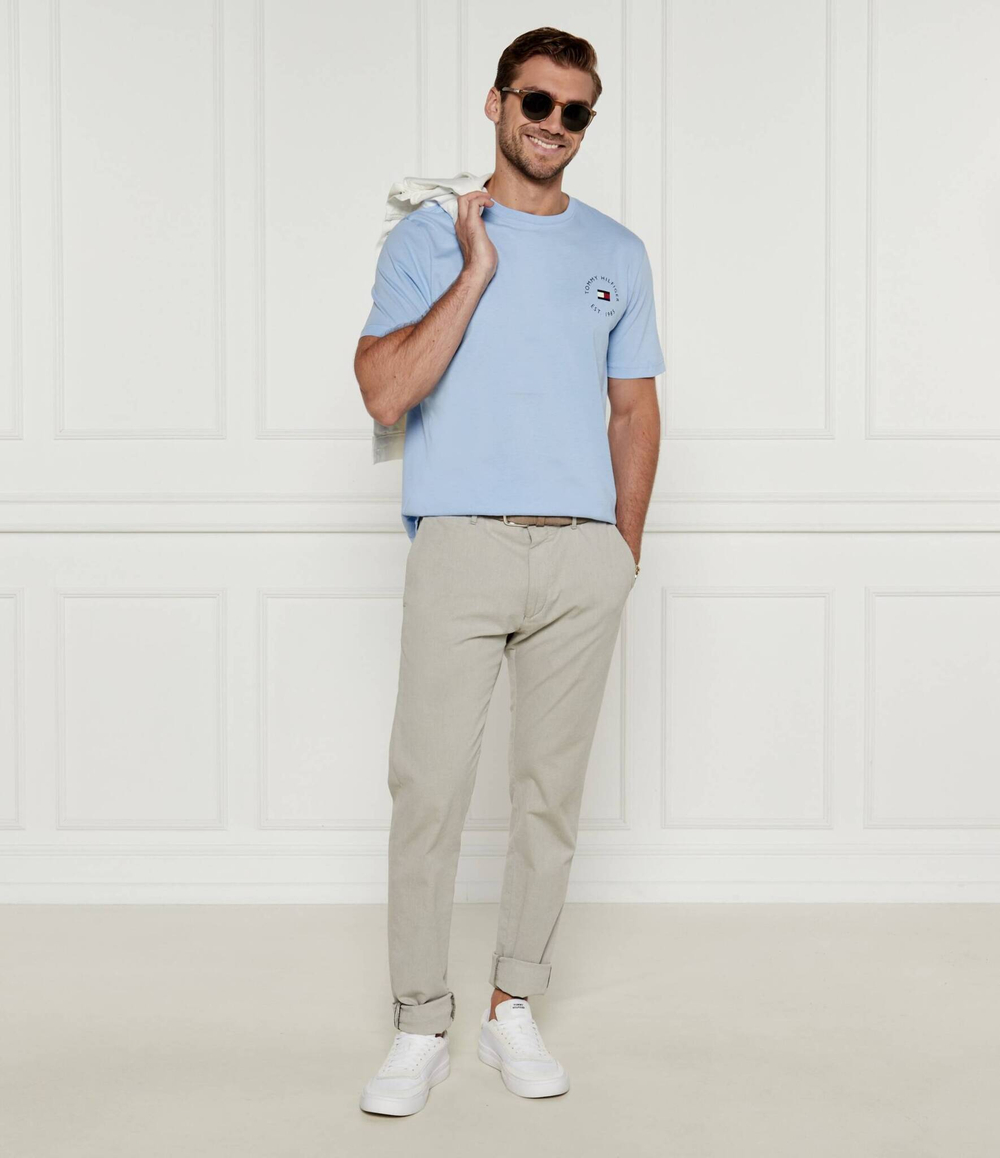 Футболка Tommy Hilfiger - голубой(MW0MW36482)