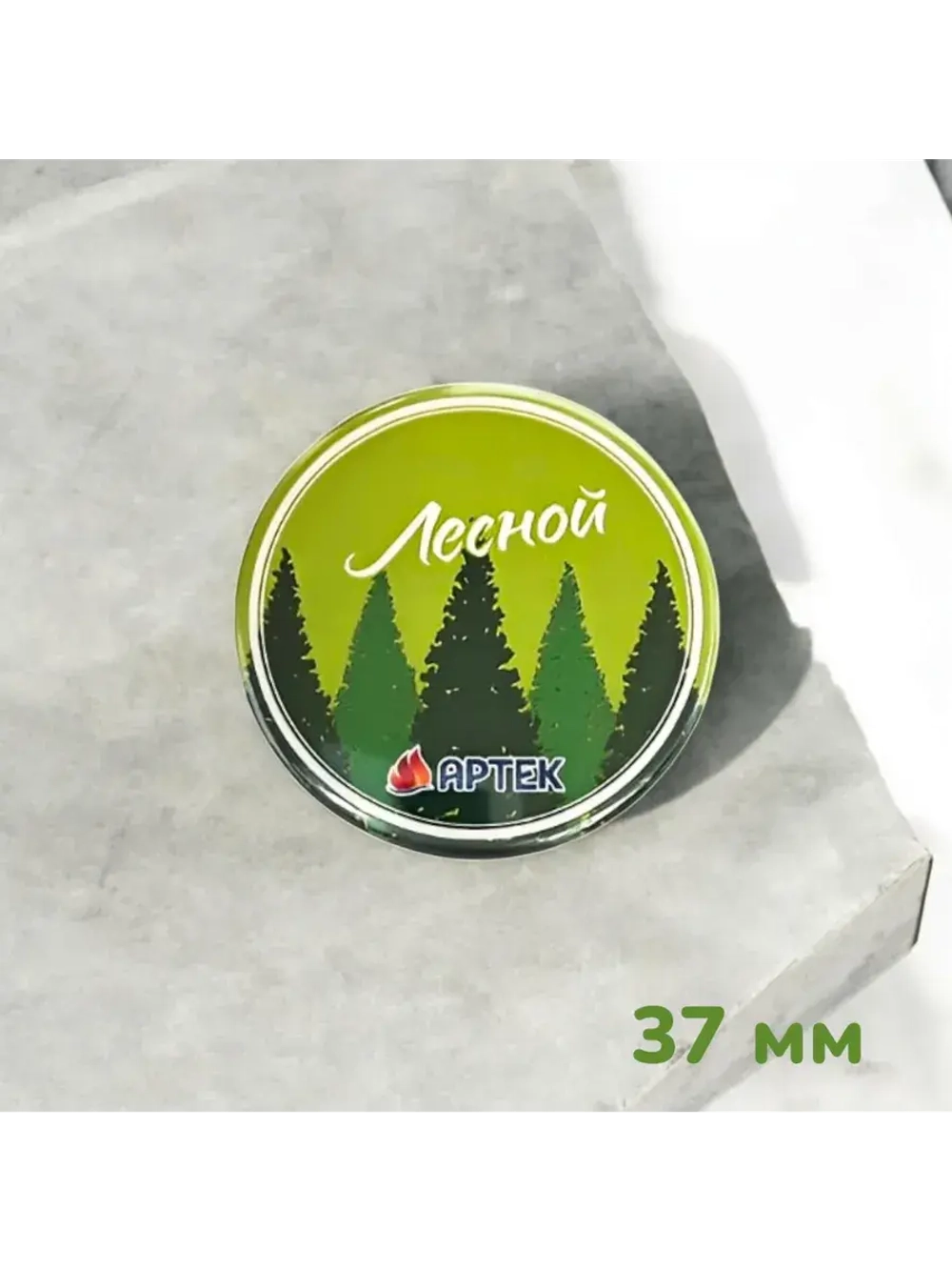 Значок закатной на цанге 37 мм