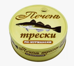 Печень трески, сделано в море , "По-Мурмански" 230гр (шт)