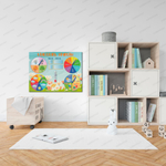 Игровой стенд Календарь природы с термометром и карманами 291