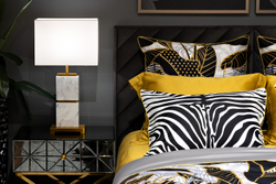 Наволочки 2шт 50х70 Garda Decor Тропики 50х70 зебра/серые