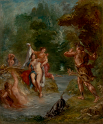Eugene Delacroix (1798-1863)- эротическое искусство французского художника Эжена Делакруа. 16+