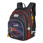 Рюкзак Школьный 37*28*13 см, "Мотоцикл", жесткая спинка (Cassh)