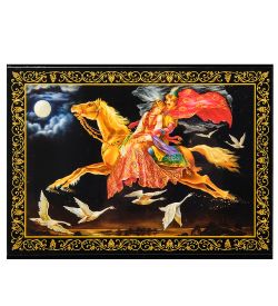 Народные промыслы ШК-11/ 9-K Шкатулка в технике декупаж (16х22х5)