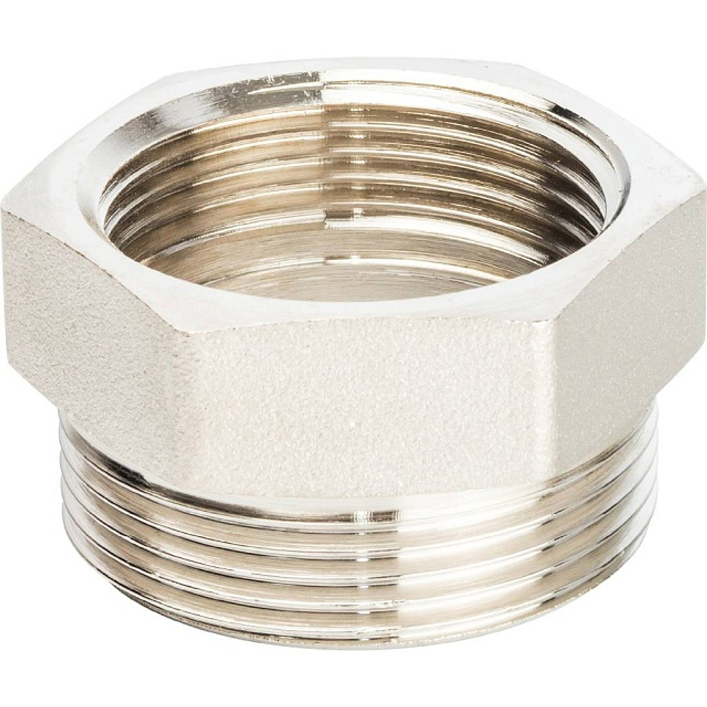 Соединение быстроразъемое (американка) STOUT - 1"1/4 (ВР/НР, латунь никелирован., уплотнение o-ring)