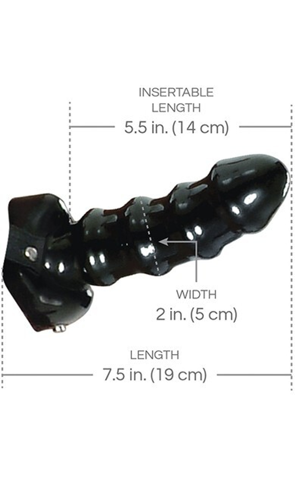 Фаллопротез Cumfu Hollow Strap-On (Цвет: черный)