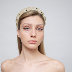 Кокошник XS с декором ромашки