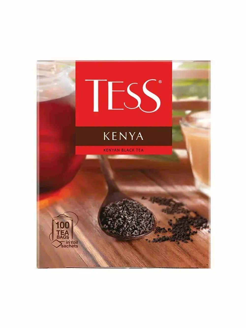 Черный кенийский чай Tess в пакетиках, 100 шт