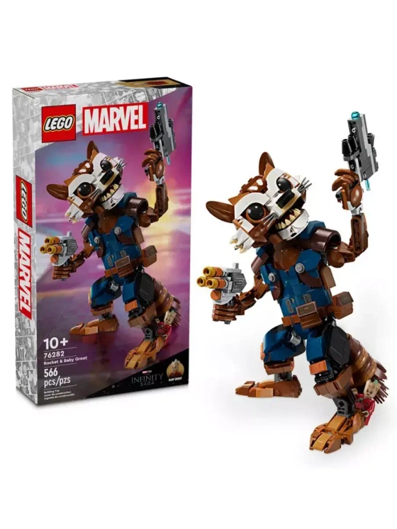 Конструктор Лего Марвел 76282 Ракета и малыш Грут Marvel