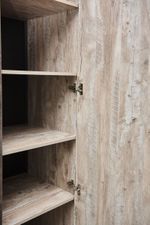 Коллекция Клео Шкаф 3х ст. Дуб Юкон/Ателье темное (Набор)