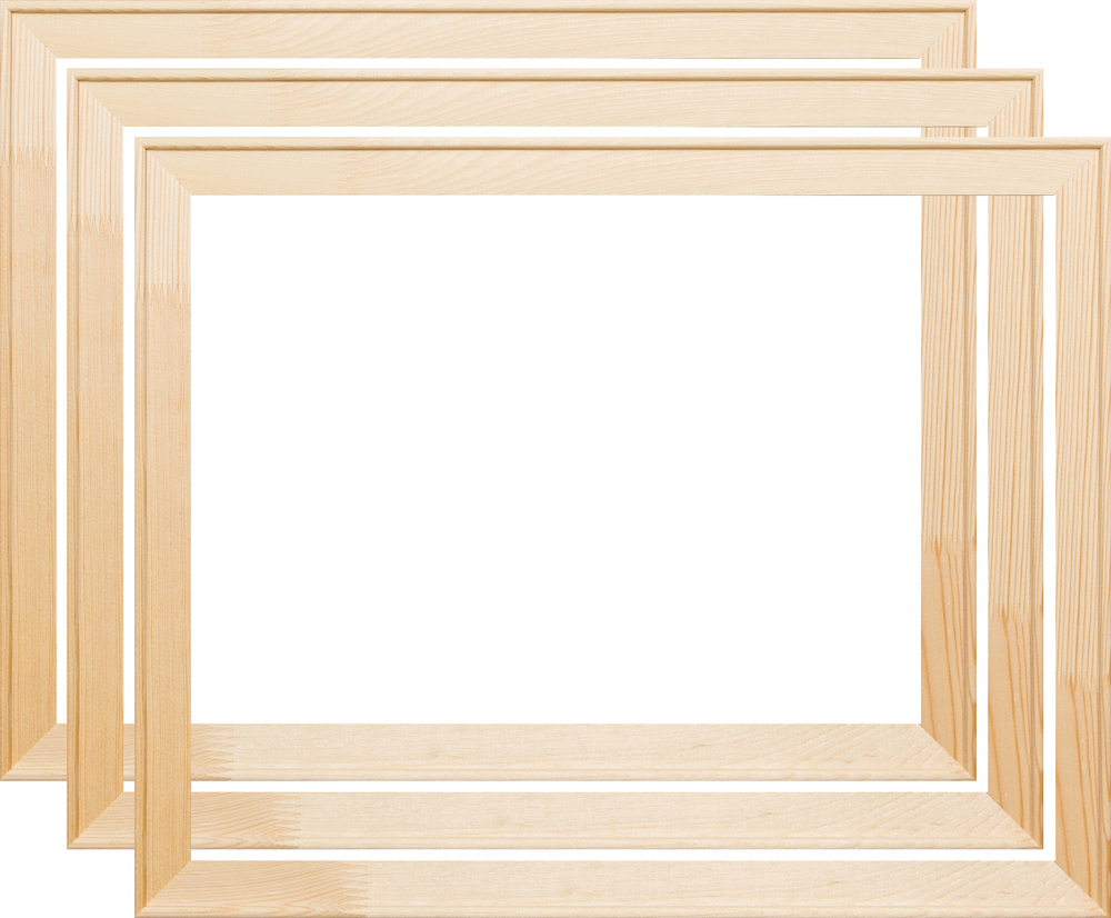 Глухой подрамник 55x60 см. сеч. 40х18 мм. (3 штуки)