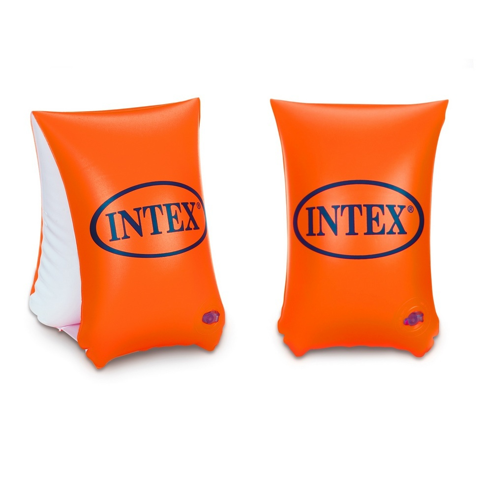 Нарукавники для плавания надувные Intex Делюкс 30х15 см, 2 шт, оранжевые, 58641