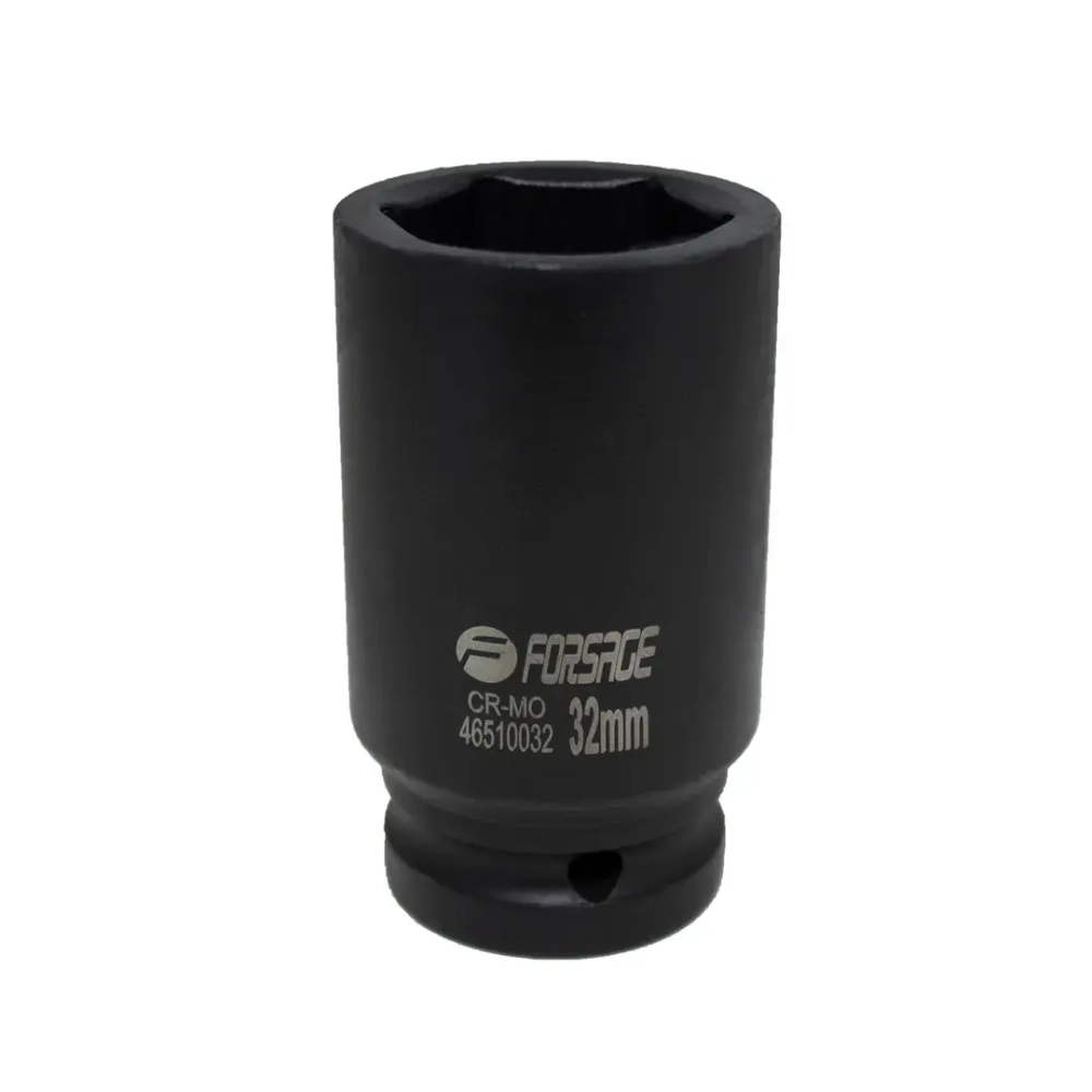 Головка ударная глубокая 32мм 6гр. 3/4'' Forsage F-46510032