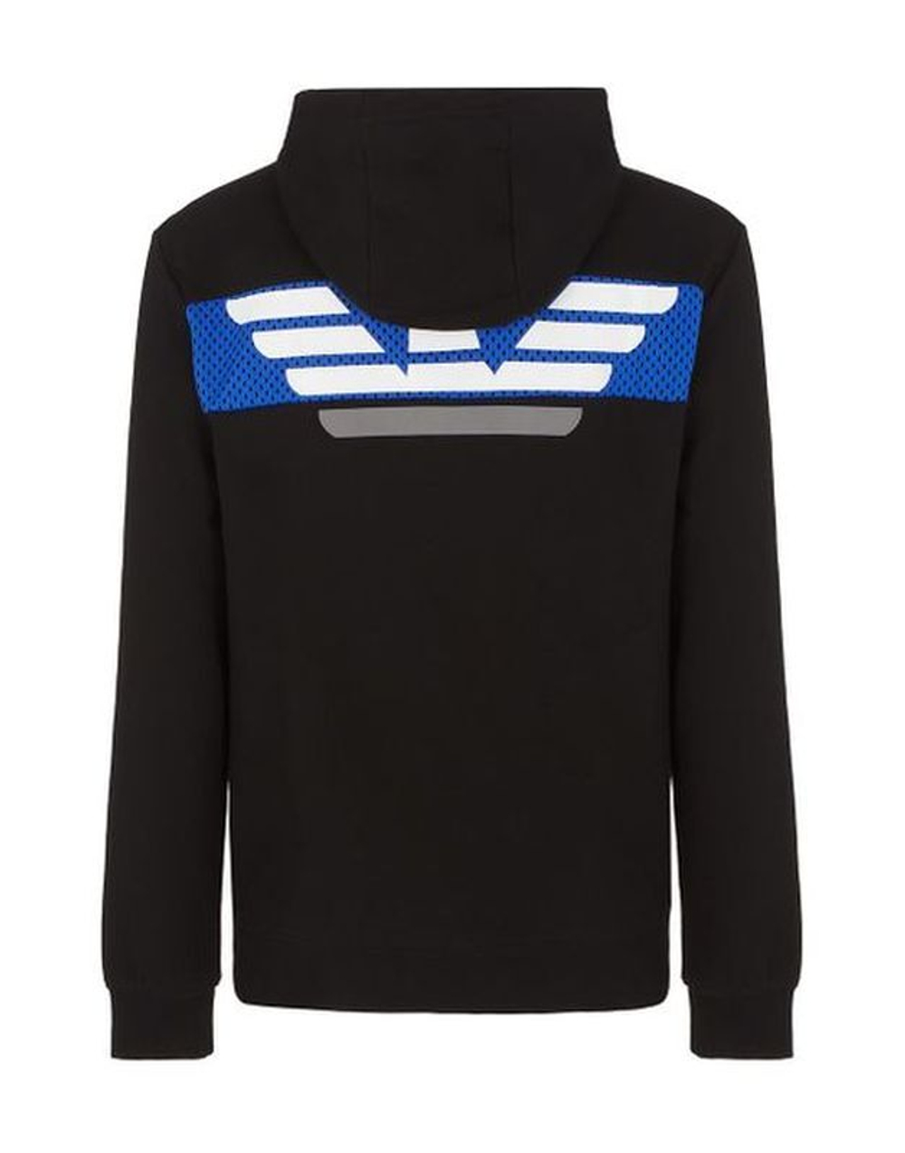 Мужская теннисная кофта EA7 Man Jersey Sweatshirt - black