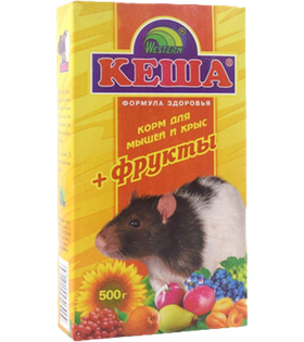 Кеша для крыс и мышей 500гр. (фрукты)