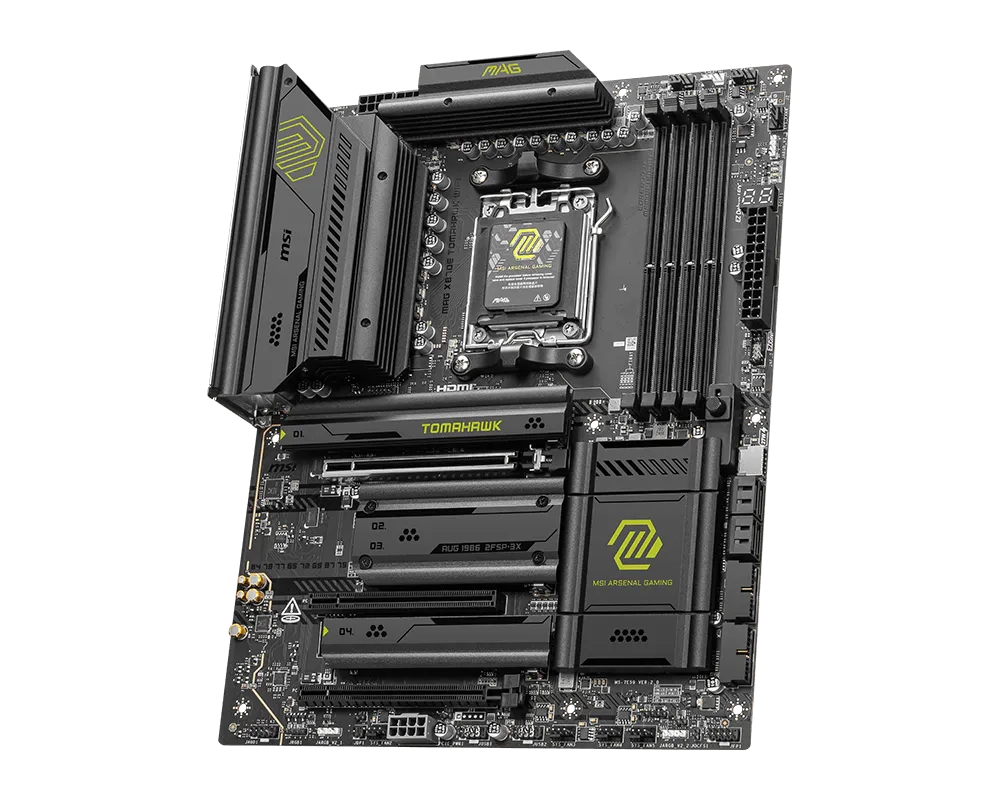 Материнская плата MSI MAG X870E TOMAHAWK WIFI AM5 4xDDR5 4xSATA3 RAID 4xM.2 HDMI 3xType-C ATX