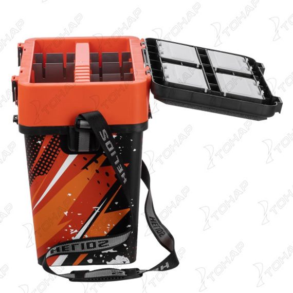 Ящик рыболовный зимний PIKE оранжевый (HS-IML-19-O) Helios