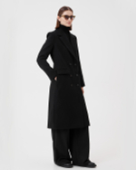 Пальто двубортное