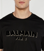 Футболка FLOCK&FOIL Balmain - черный(DH1EG010 BB99)