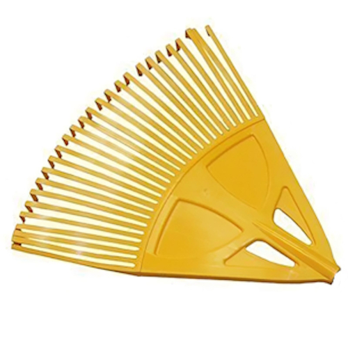 Грабли веерные  пластиковые  ''Умелец'' Длина веера 60 см, (полипропилен), б/ч (d-25) Жёлтые PROTEX