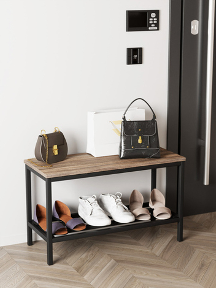 Обувница с сидением лофт AURA