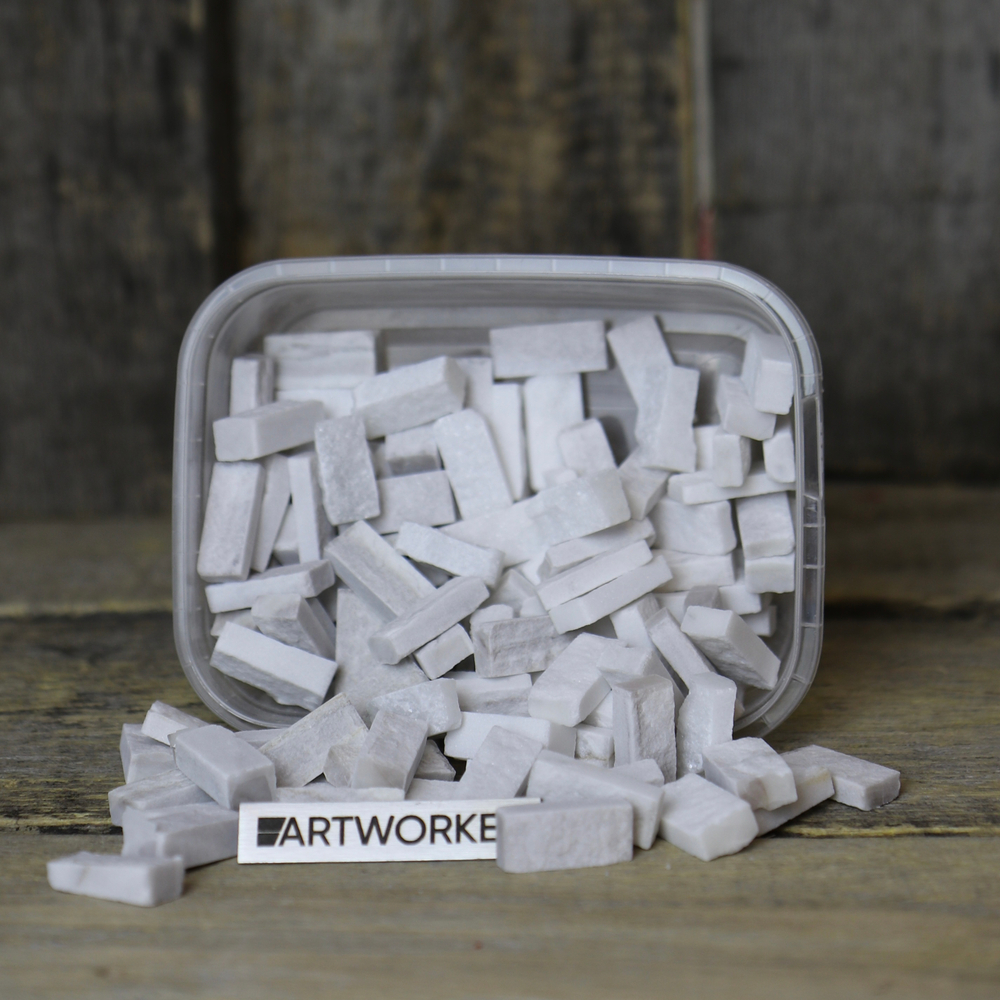 Натуральный камень колотый на модуль для мозаики