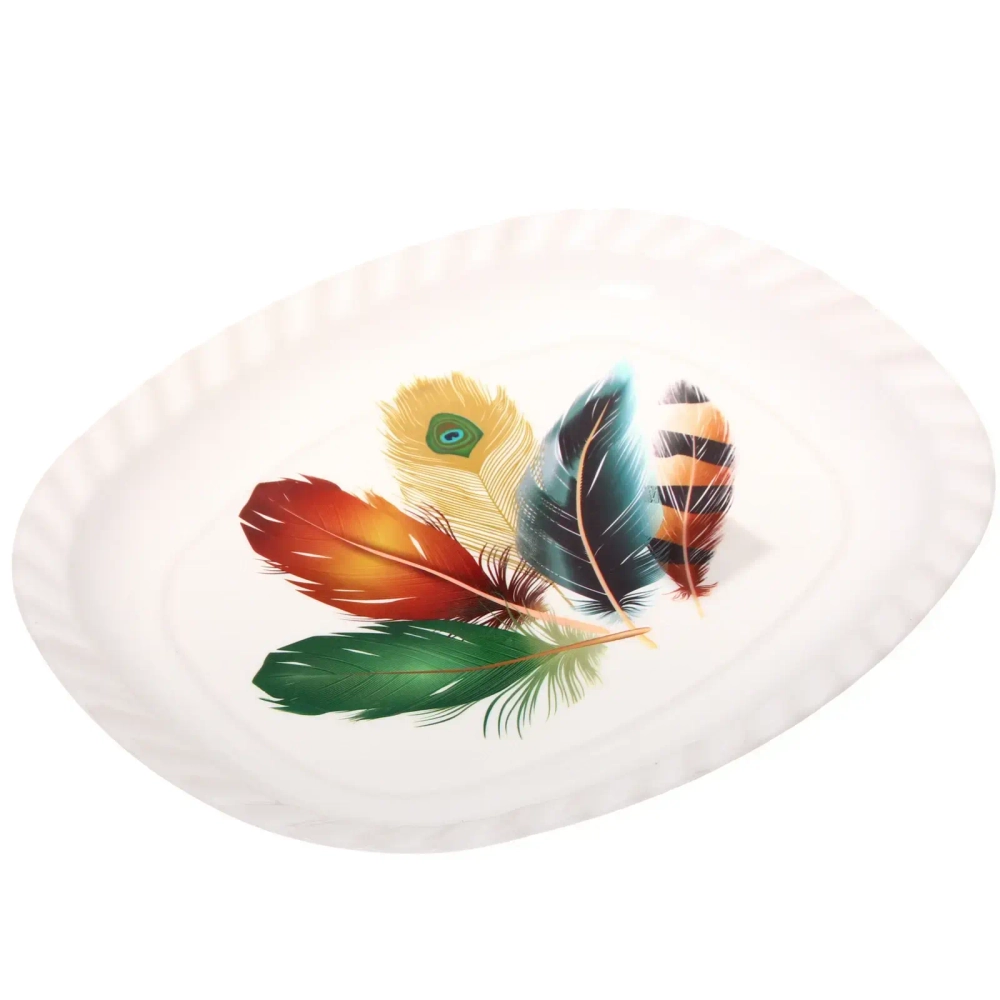 Поднос пластиковый «Волшебное перо» 32*26,5*3см