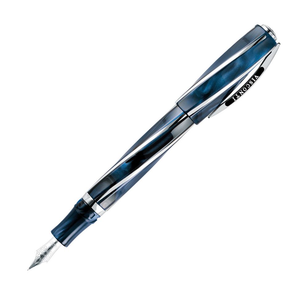 Перьевая ручка Visconti DIVINA Elegance Medium синий сер 925 пал 23 (VS-267-18M)