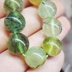 Пренит природный, бусины 12мм, штучно