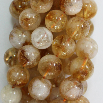 Цитрин бусины 6мм 8мм 10мм