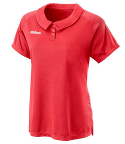 Женское поло Wilson Team II Polo W - fiery coral