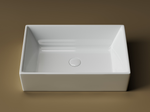 Умывальник чаша накладная прямоугольная Element 590x390x160мм