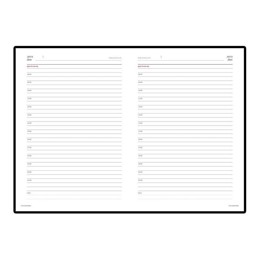 Ежедневник недатированный Альт А5, 136л, обложка твёрдая, Ideal new. Красный