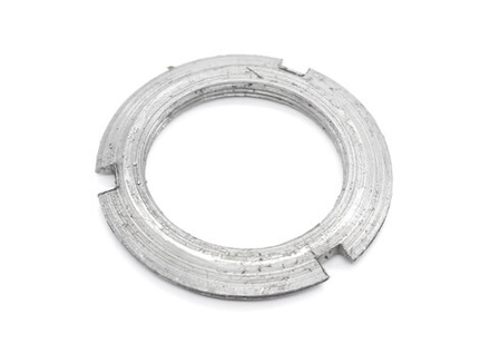 Гайка крепления подшипника вала колесного редуктора левая (резьба прав.)(min 5) **