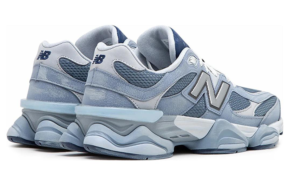 New Balance NB9060 Wear-Resistant Breathable Low Aid Sports Casual Shoes Blue and White